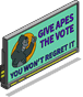 Отдать обезьянам панно голосования